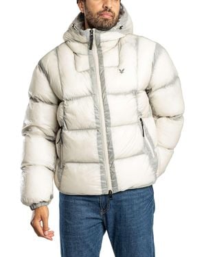 Lyle & Scott Translucent Puffer Jacket - Natural
