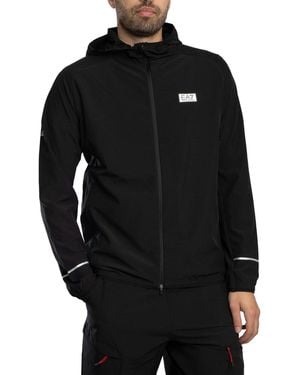 EA7 Lightweight Logo Jacket - Black
