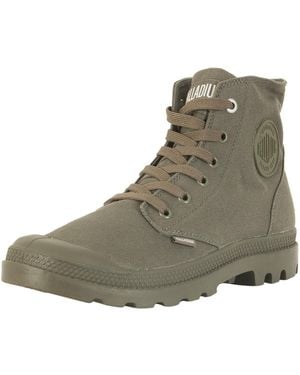 Palladium Olive Night Pampa Hi Mono Boots - Green