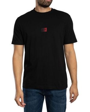 HUGO Danotie Boxed Logo T-shirt - Black