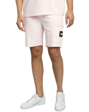 Weekend Offender Hawkins Zip Pocket Sweat Shorts - White