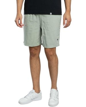 Pretty Green Islington Rayon Shorts - Blue