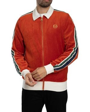 Sergio Tacchini Monte Velour Track Jacket - Red
