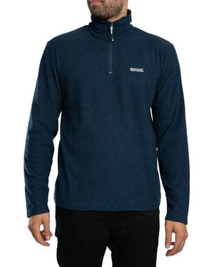 Regatta Thompson Marl Half Zip Fleece - Blue
