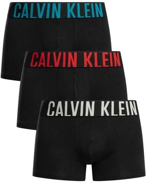 Calvin Klein 3 Pack Intense Power Trunks - Black