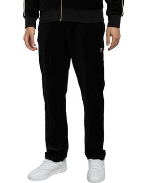 Fila Lorrie Velour Track Joggers - Black