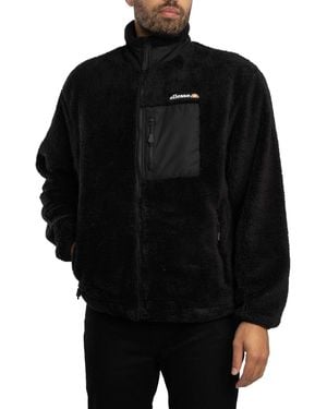 Ellesse Cervacol Sherpa Fleece Jacket - Black