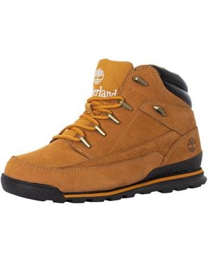 Timberland Euro Rock Mid Hiker Boots - Brown