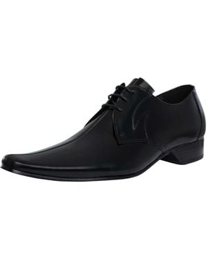 Jeffery West Derby Polished Leather Shoes - Black