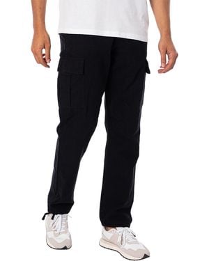 Jack & Jones Kane Barkley Loose Cargo Trousers - Black