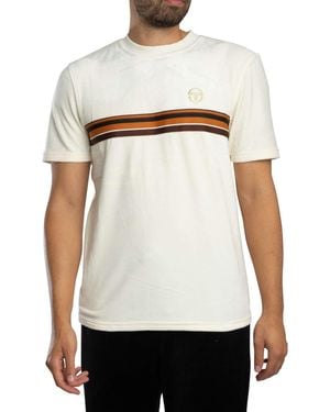 Sergio Tacchini Ayme Velour T-shirt - White