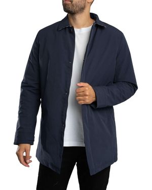 Aquascutum Shell Active Mid Trench Coat - Blue