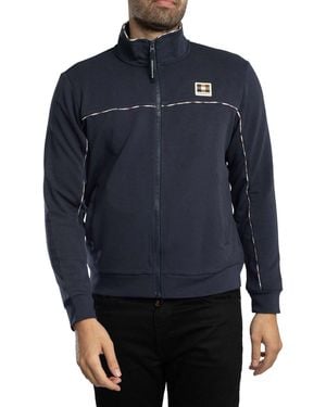 Aquascutum Piping Scuba Track Jacket - Blue
