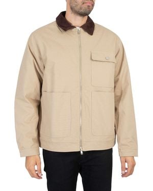 Solid Galip Bomber Jacket - Natural