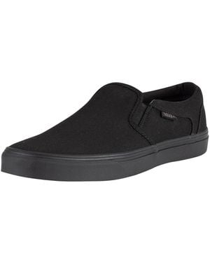 Vans Asher Canvas Trainers - Black