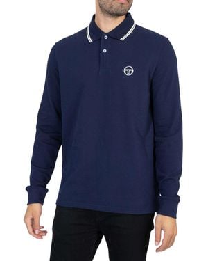 Sergio Tacchini 020 Longsleeved Polo Shirt - Blue