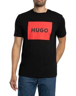 HUGO Dulive222 Graphic T-shirt - Black