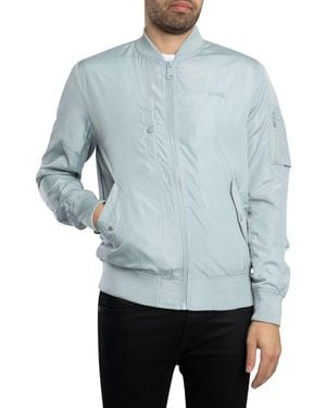 Schott Nyc Airstar Lightweight Bomber Jacket - Blue