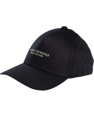 ARMANI EXCHANGE Brand Baseball Cap - Blue