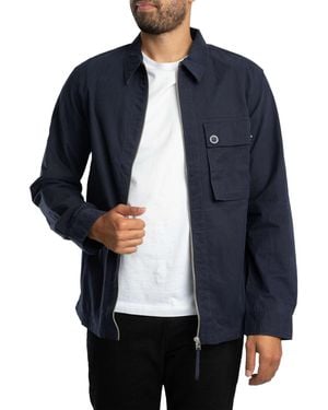 Pretty Green Feltham Overshirt - Blue