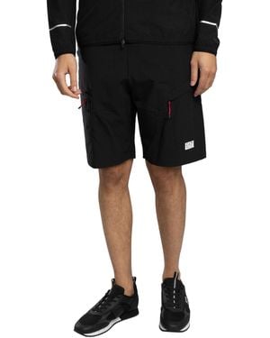 EA7 Lightweight Cargo Shorts - Black