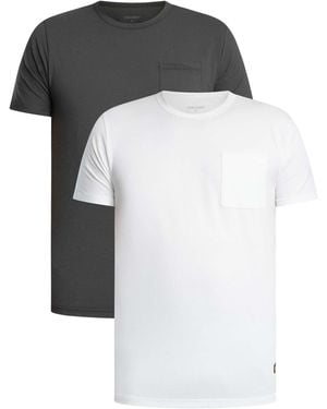 Lyle & Scott Basic 2 Pack Pocket T-Shirt - White