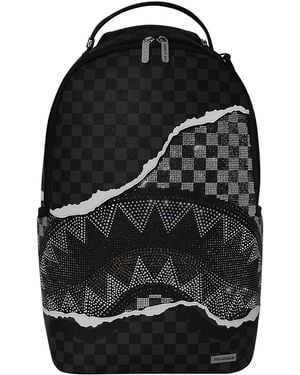 Sprayground 20l Diamond Tear Backpack - Black