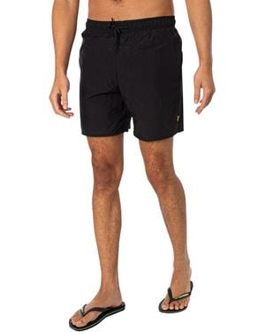 Lyle & Scott Plain Swim Shorts - Black