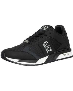EA7 Mesh Logo Trainers - Black
