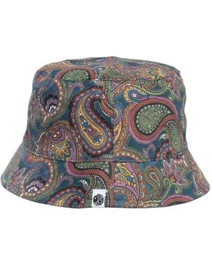 Pretty Green House Paisley Bucket Hat - Grey