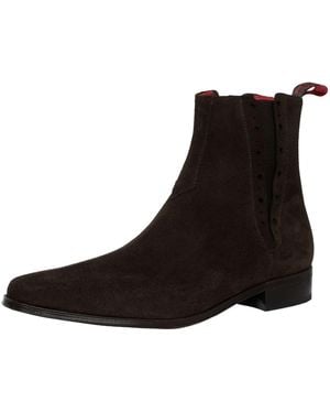 Jeffery West Suede Chelsea Boots - Black