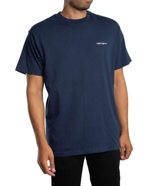 Carhartt Script Embroidery T-shirt - Blue