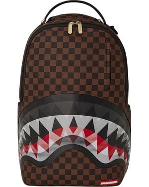 Sprayground Lenticular Sharks In Paris Backpack - Brown