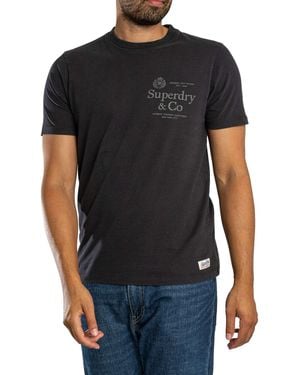 Superdry 1954 Company Relaxed T-Shirt - Black