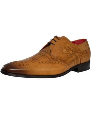 Jeffery West Scottish Leather Derby Shoes - Brown