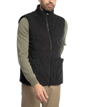 Barbour Cord Liddesdale Quilted Gilet - Black