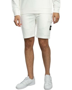 Weekend Offender Hawkins Zip Pocket Sweat Shorts - White