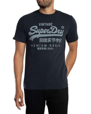 Superdry Vintage Logo Classic T-shirt - Blue
