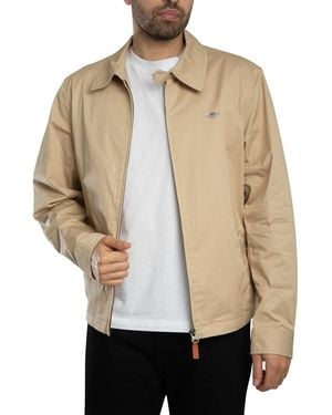 GANT Cotton Windcheater Jacket - Natural