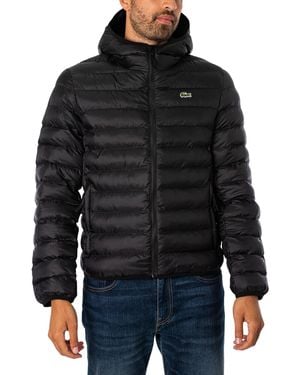 Lacoste Logo Puffer Jacket - Black