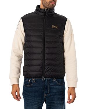 EA7 Woven Down Gilet - Black