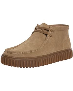 Clarks Torhill Hi Suede Boots - Brown