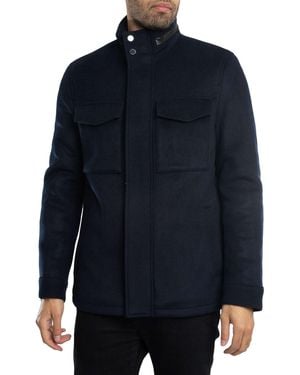 Ted Baker Knowl Funnel Neck Field Jacket - Blue