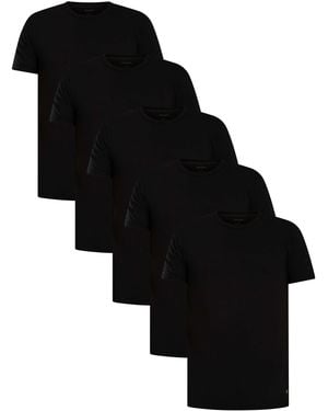 Lyle & Scott 5 Pack Basic Lounge T-shirt - Black