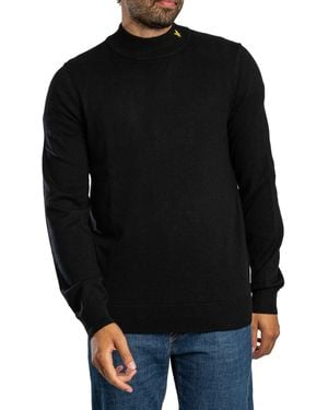 Lyle & Scott Knitted Turtle Neck Knit - Black