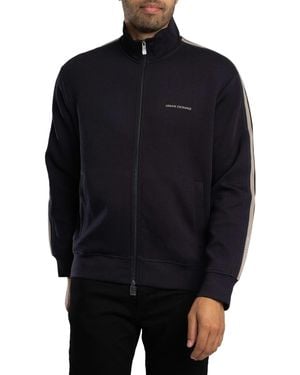 ARMANI EXCHANGE Logo Track Jacket - Blue