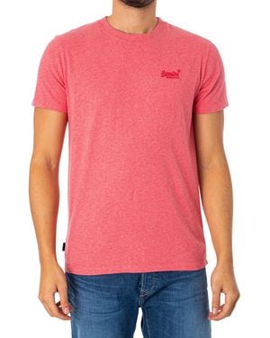 Superdry Essential Logo Emb T-shirt - Red