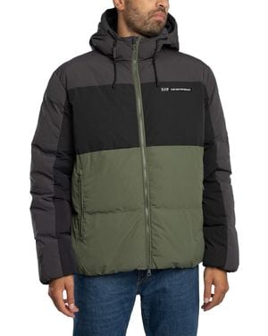 EA7 Train Athletic Colour Block Jacket - Grey