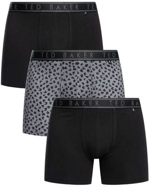 Ted Baker 3 Pack Boxer Briefs - Black