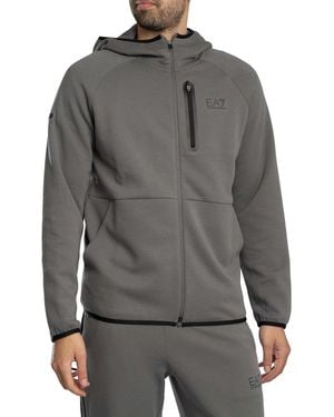 EA7 Dynamic Athlete Zip Hoodie - Grey